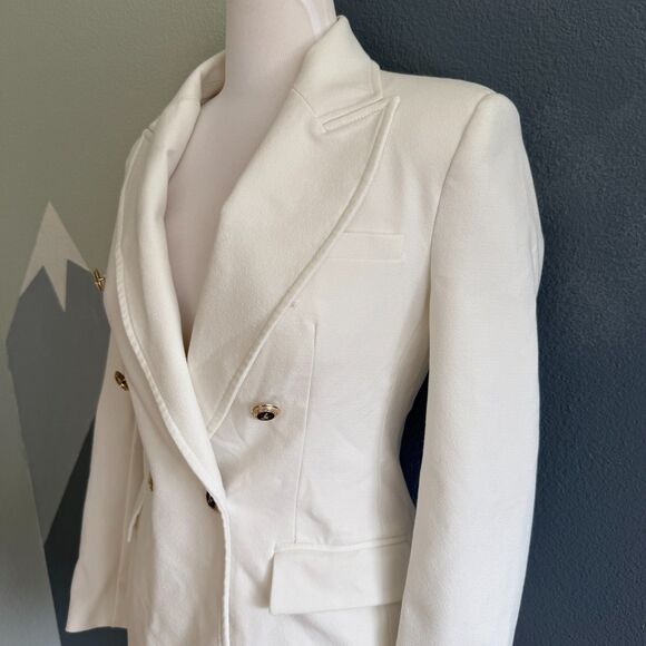 Zara White Blazer Size Small - Picture 4 of 11